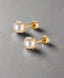 Pearl Flat back Earrings | Ella & Faith London