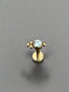 Titanium CZ Ball Studs – Hypoallergenic, Internally Threaded & Snug Fit.