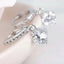Sterling-silver-pave-hoops - Rhodium Plated