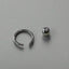 Nose Ring Silver~ Captive Bead Ring~ Ball Closure Ring.