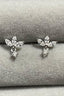 Dainty Lotus Flower Earrings– 18K Gold Over Sterling Silver