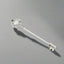 Industrial Ear Scaffold Barbell – Opal Heart Key Design.