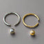 Titanium Captive Bead Hoop – Septum & Cartilage Piercing.