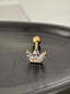 Gold Tragus Earring - Dainty Lotus Piercing Stud 16G