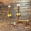 Push Pin Earrings – Secure Flat Back Piercing Jewellery