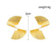 14K Gold-Plated Statement Drop Stud Earrings