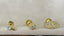 Sterling Silver Flat Back Internally Threaded Earrings