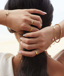 Adjustable and stackable rings – moissanite, sterling silver and gold-plated designs built to last