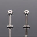Titanium Internally Threaded Flat-Back Stud – Gold & Silver