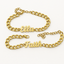 Personalised Gold Name Bracelet – 18K Waterproof Initial Jewellery