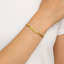 Personalised Gold Name Bracelet – 18K Waterproof Initial Jewellery
