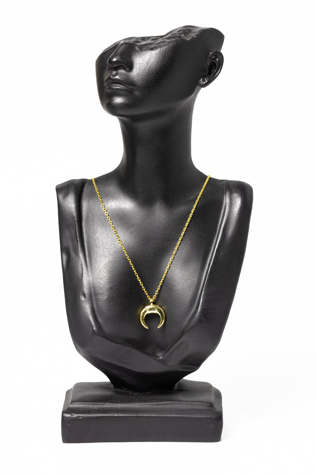 Horn Pendant Barely There Chain Necklace | Ella & Faith London