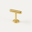Press Fit Flat Back Stud – Gold Plated Cartilage Earring (Single)