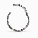 Gold Twist Hoop Earring– Surgical Stainless Steel 