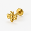 Bee Cartilage Piercing Studs – Push Pin Stud in Gold or Silver