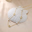 Clover Station Necklace – Pearl Detail in Gold or Silver