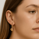 Minimalist Ball Drop Earrings | Ella and Faith London Jewellery.