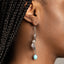 Elegant turquoise threader earrings in gold & silver. Lightweight, hypoallergenic, and versatile—perfect for everyday wear or special occasions.