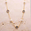 Clover and Pearl Station Necklace – Gold or Silver