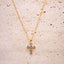 Faith Cross Necklace – Sterling Silver & Cubic Zirconia