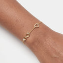 Infinity Heart Moissanite Bracelet | 925 Sterling Silver