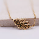 Gold Leaf Necklace - Nature Inspired Necklace