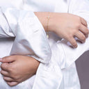 Cross Link Bracelet – Gold-Plated or Silver