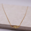Sculpted Oak Leaf Necklace