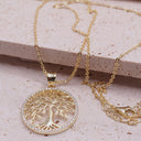 Tree of Life Necklace – Rhodium-Plated Silver