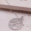 Tree of Life Necklace – Rhodium-Plated Silver