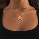 Tree of Life Necklace – Rhodium-Plated Silver