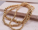 Gold Beaded Bracelet - Stainless Steel