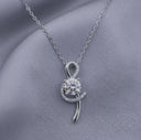 Infinity Spark Moissanite Necklace – 925 Sterling Silver
