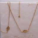 Sculpted Oak Leaf Necklace