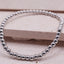 Stainless Steel Beaded Stretch Bracelet