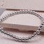 Stainless Steel Beaded Stretch Bracelet