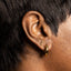 Minimalist cartilage stud with flat back – 18K gold plated stainless steel