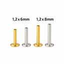 Press Fit Flat Back Stud