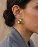 Joy Half Hoop Chunky Earrings