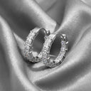 Luxe Square-Cut Hoop Earrings