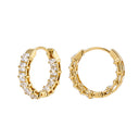 Luxe Square-Cut Hoop Earrings
