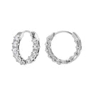 Luxe Square-Cut Hoop Earrings