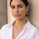 Open Heart Necklace – Sterling Silver | Gold or Rhodium-Plated
