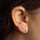 Tiny CZ Stud Earrings – Hypoallergenic