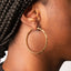 Large Gold Hoop Earrings – 18K Plated, Lightweight & Hypoallergenic