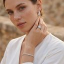 Luxe Square-Cut Hoop Earrings