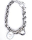 Silver Charm Tag Bracelet – Personalised & Hypoallergenic Gift for Her