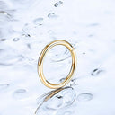 Plain Surgical Steel Clicker Hoop – Waterproof & Hypoallergenic.