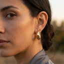 Joy Half Hoop Chunky Earrings