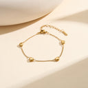 Amore Heart Station Anklet